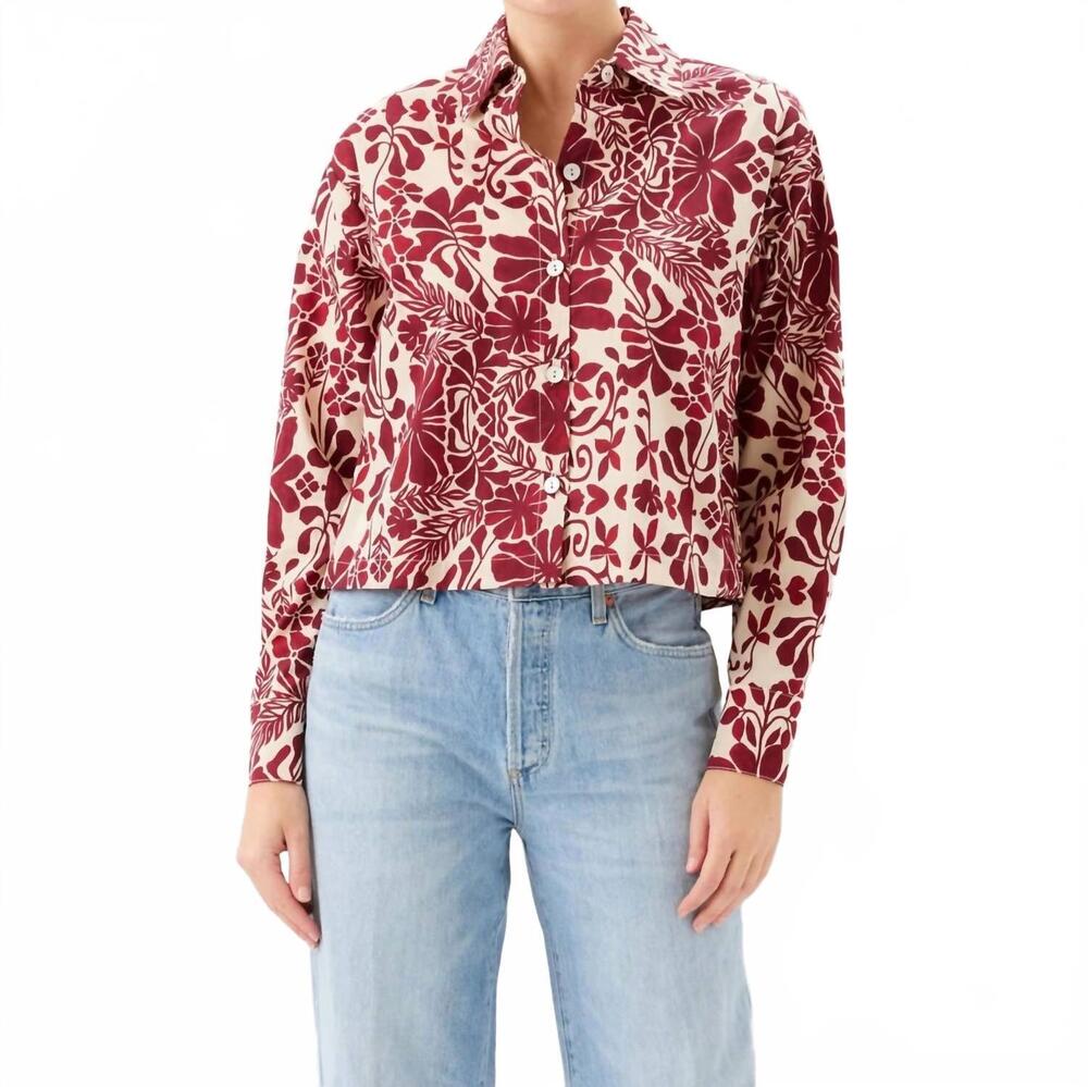 NEW FIFTEEN TWENTY women's lena shirt in print 2f57402